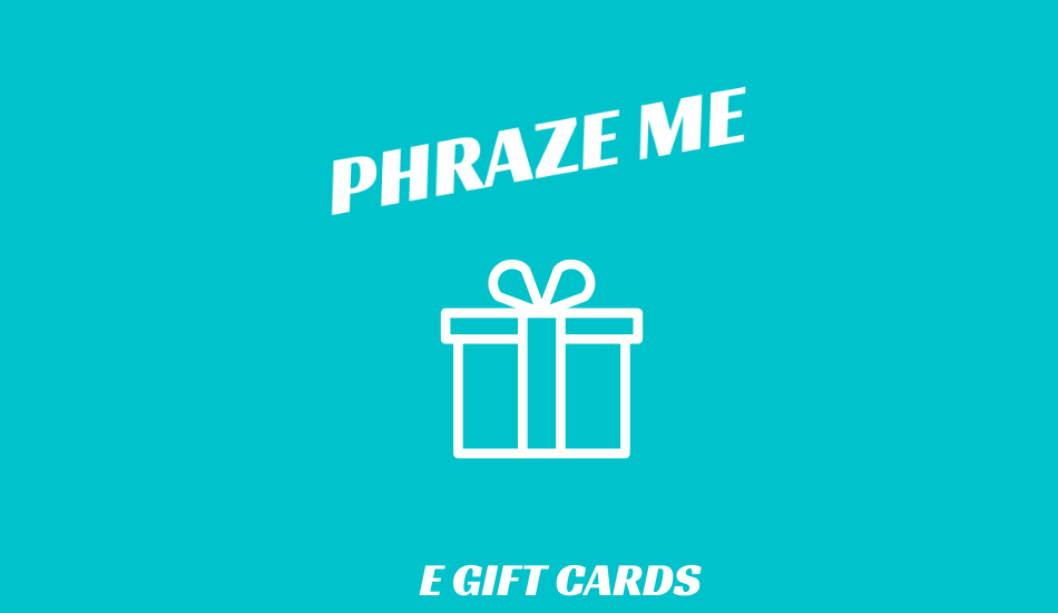 Phraze Me Gift Card-Gift Card-Phraze Me