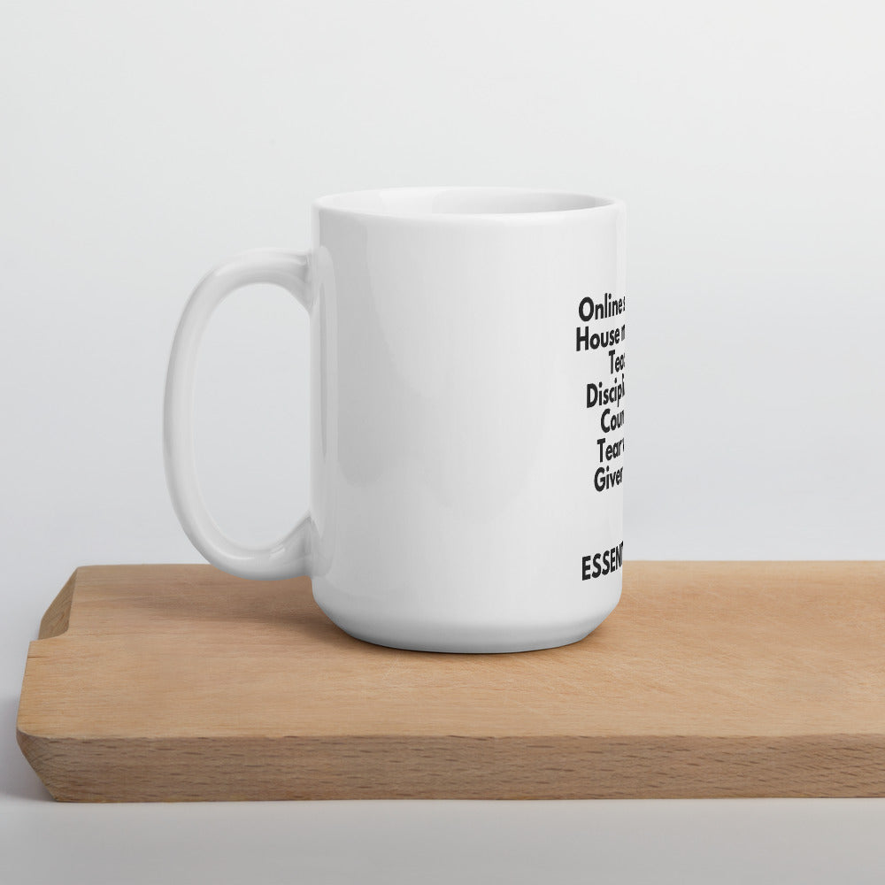 ESSENTIAL MOM MUG-Home Goods-Phraze Me