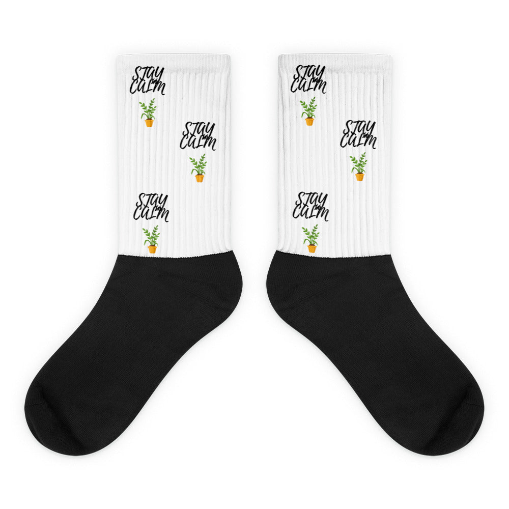 STAY CALM SOCKS-Socks-Phraze Me