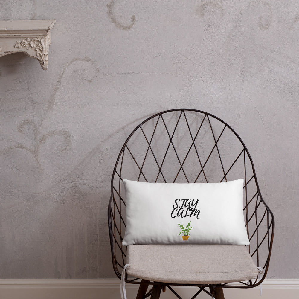 STAY CALM PILLOW-Home Goods-Phraze Me