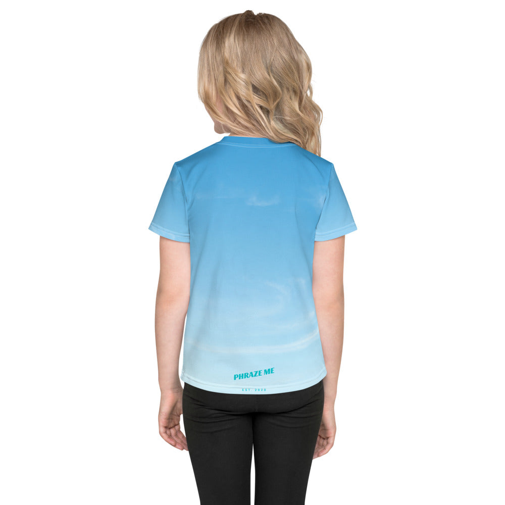 SKIES OF BLUE KIDS T-SHIRT-Kids-Phraze Me