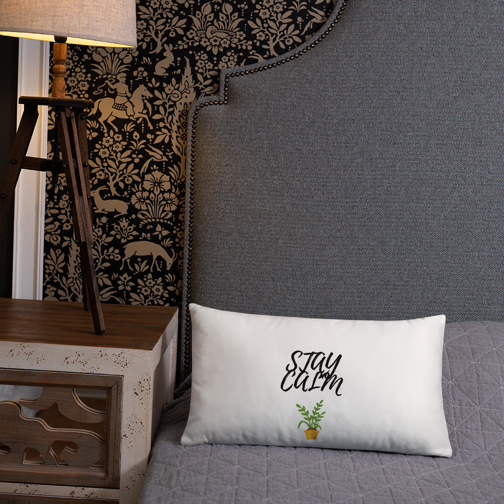 STAY CALM PILLOW-Home Goods-Phraze Me